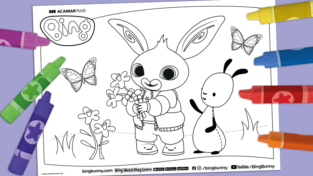 Bing-and-Flop-Spring-Colouring-Sheet activity image
