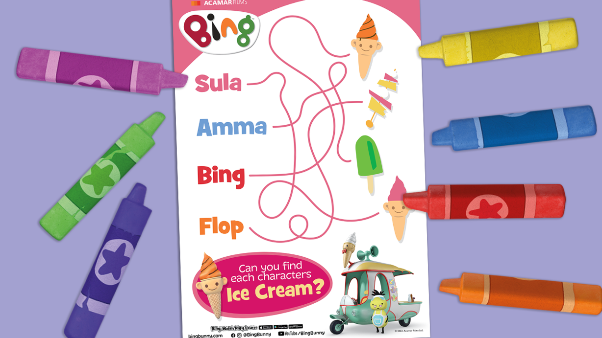 Bings Ice Cream Activity activity image