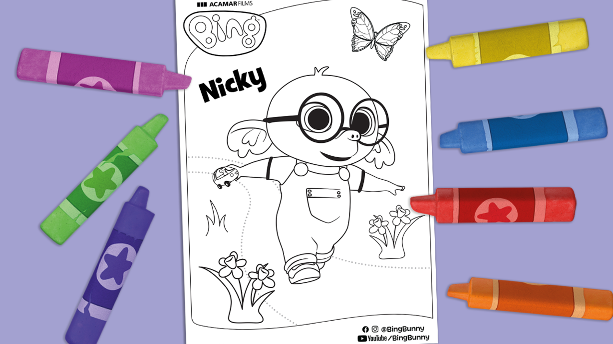 Nicky-Springtime-Colouring-Sheet activity image