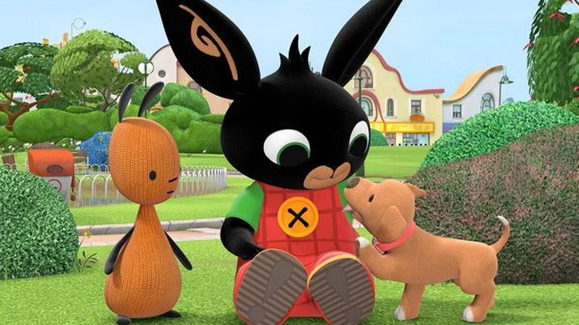 bing bunnny has a dog