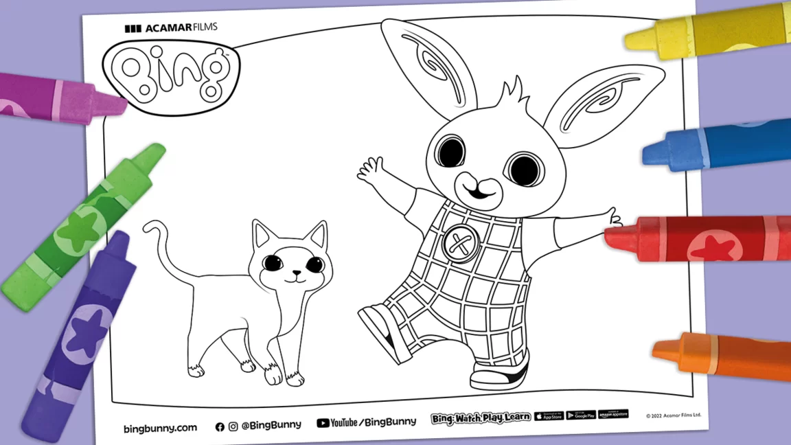 Bing-and-Mitten-Colouring-Sheet activity image