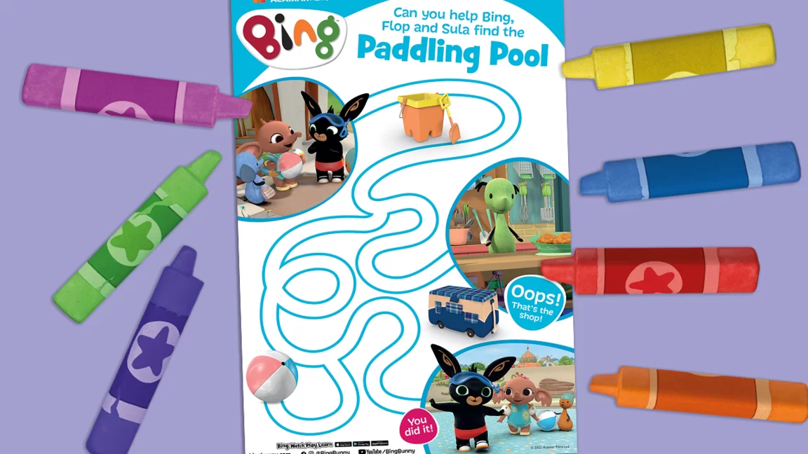 Bings Paddling Pool Maze activity image