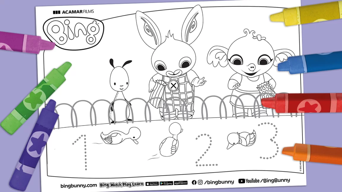 Ducks-Colouring-Sheet activity image