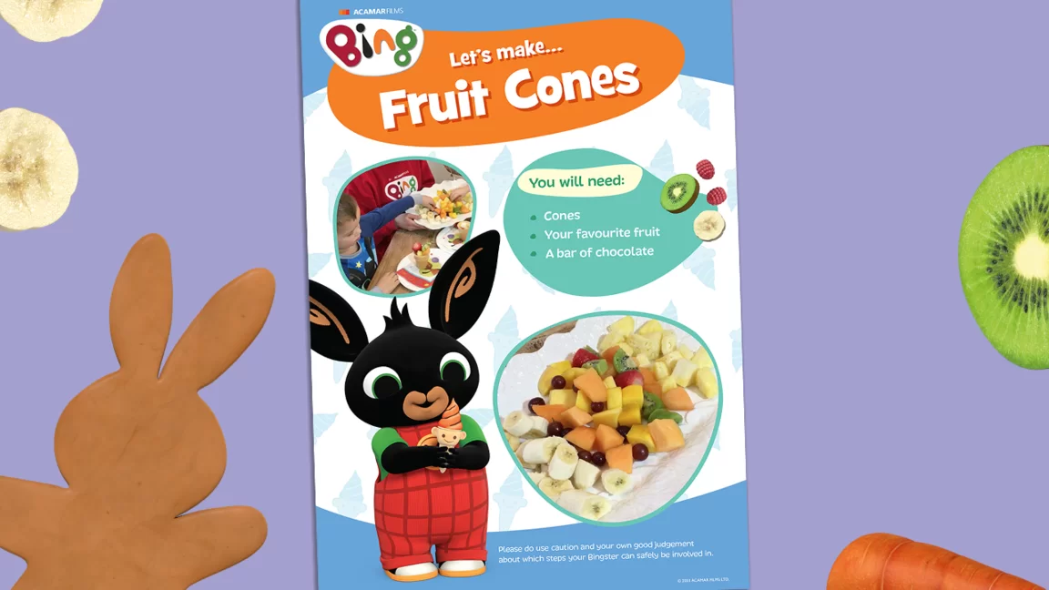 Make Bing's fruit cones image