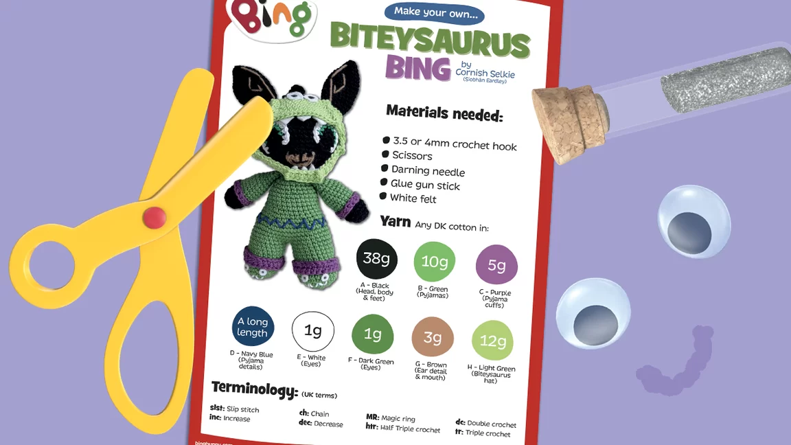 Make your own Biteysaurus