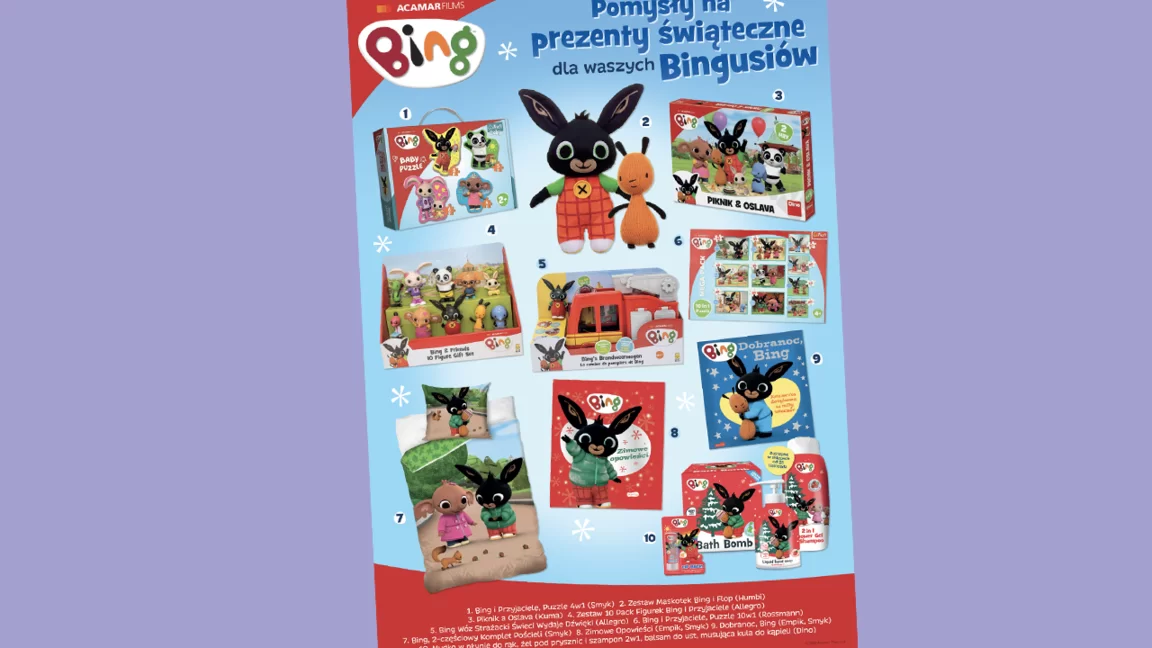 Pomysły na prezenty świąteczne dla waszych Bingusiów