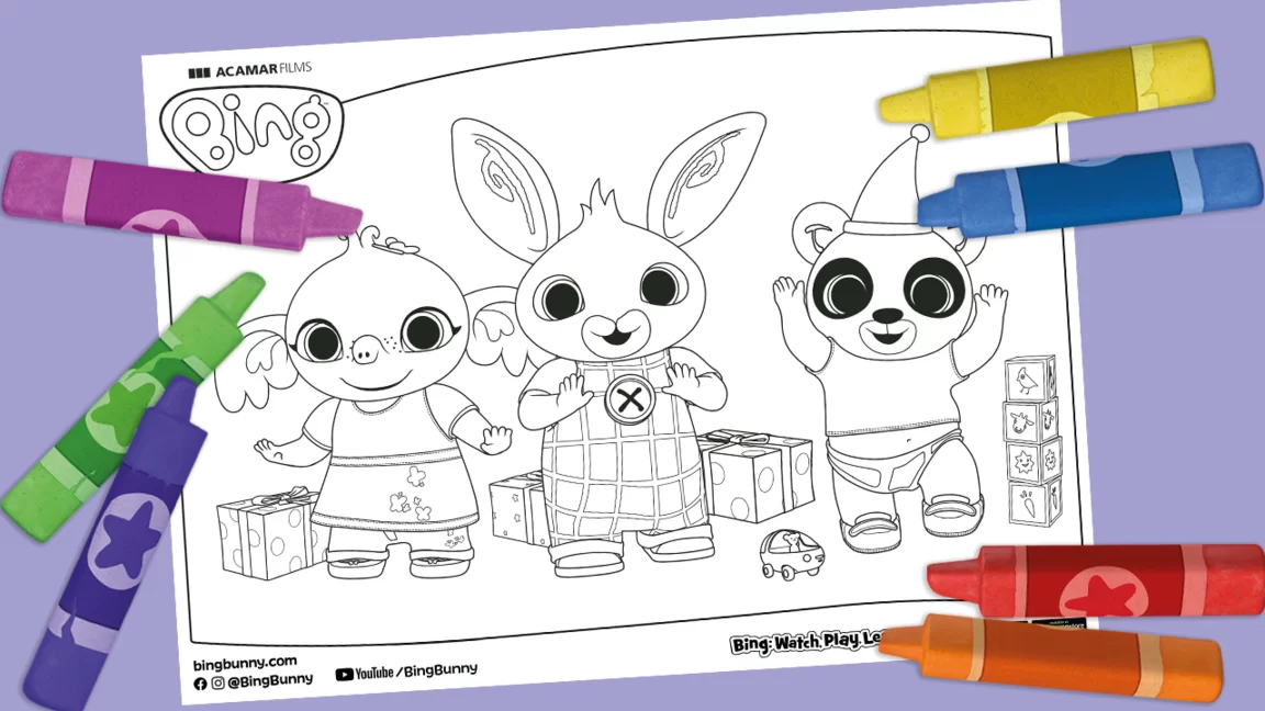 Bing Colouring In Sheet