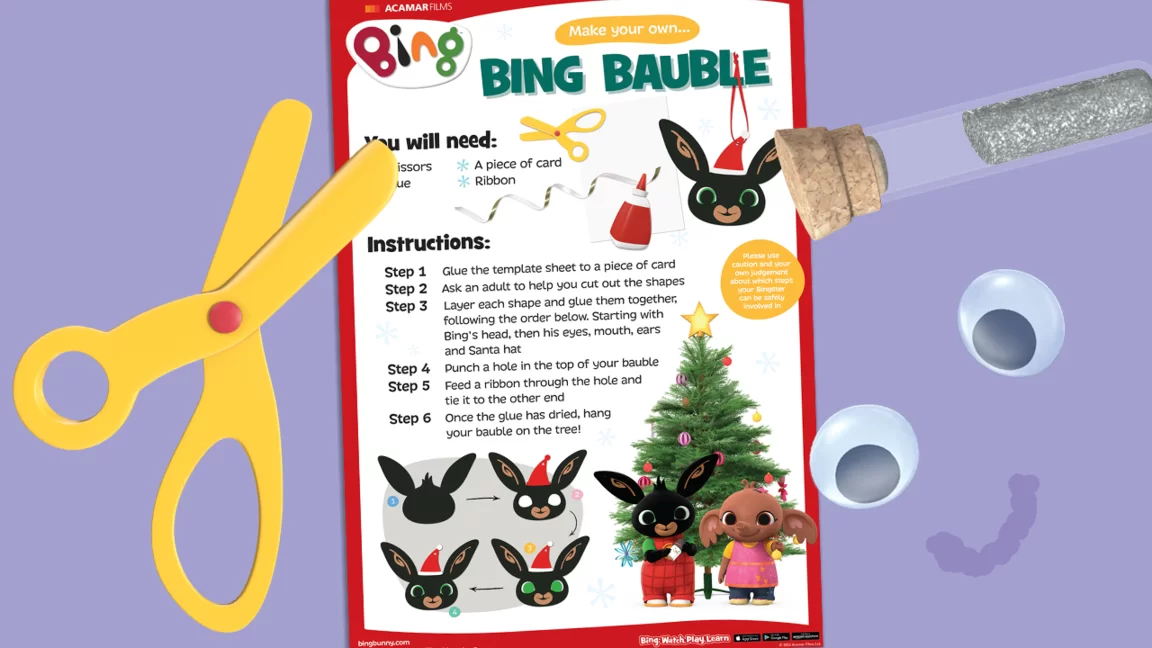 Make your own Bing Bauble