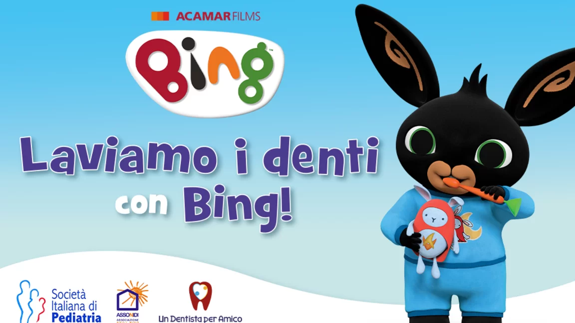 Lavarsi i denti con Bing