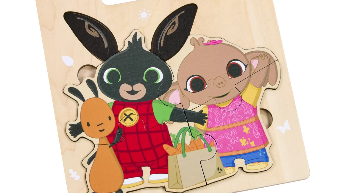Puzzle of Flop bing and sula close up